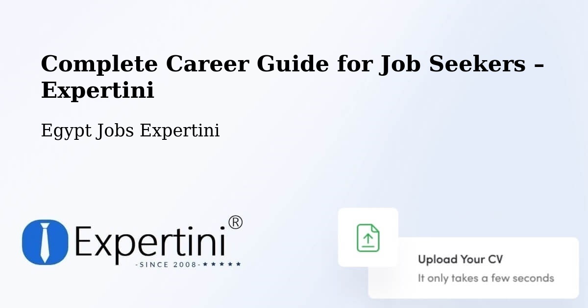 Career Guide for Job Seekers – Samālūţ - Samālūţ, Egypt Jobs Expertini